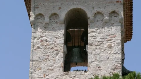 Bells ringing in an old church Stock Footage 227146709