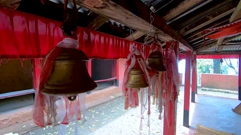 Bells in the Temple Stock Footage 155367130