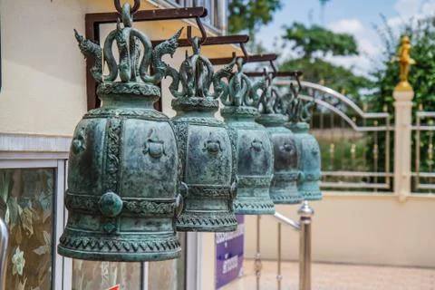 Bells on temple Fotos Stock