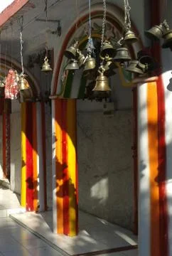 Bells of temple Foto stock