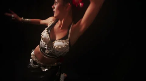 Belly dancer arms Stock Footage 1066429