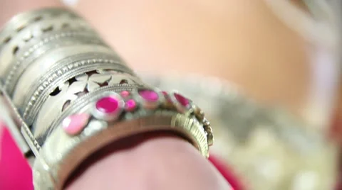 Belly dancer, belly close up Stock Footage 1073599