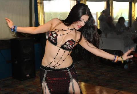 Belly Dancer, Cairo, Egypt Stock Photos