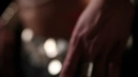 Belly dancer hands close up Stock Footage 1073562