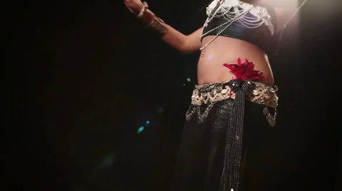 Belly dancer hips Stock Footage 1066399