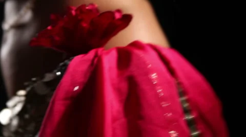 Belly dancer hips Stock Footage 1066464