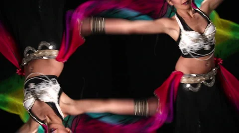 Belly dancer mix Stock Footage 1067678