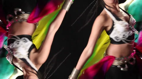 Belly dancer mix Stock Footage 1068984