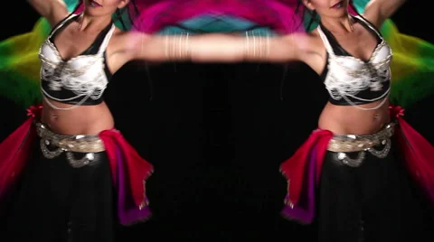 Belly dancer mix Stock Footage 1069018