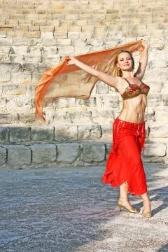 Belly dancer Stock Photos