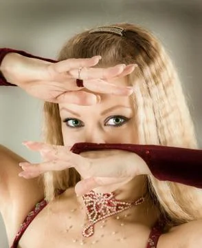 Belly dancer Stock Photos