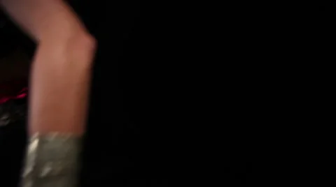 Belly dancer waving Video stock 1106929