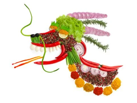 Belly dragon. Stock Photos