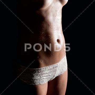 Sexy Girl taking her panties off, Stock Photo, Picture And Low