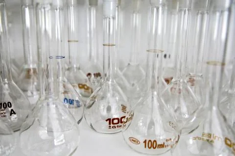Belly test tubes Stock Photos