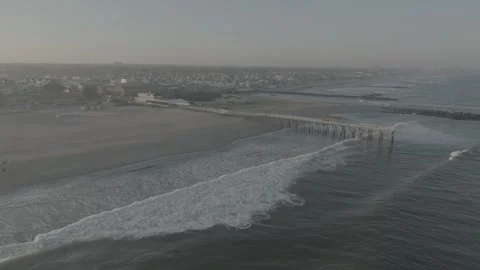 Belmar NJ 1 DLOG Stock Footage 274306730
