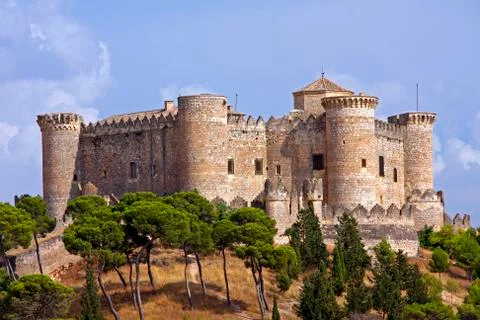 Belmonte castle Stock Photos