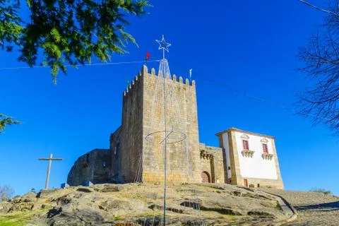 The Belmonte castle Stock Photos