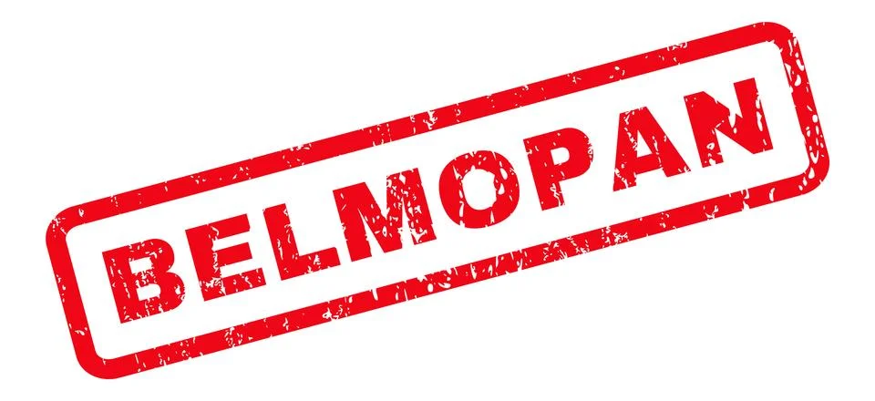 Belmopan Rubber Stamp Stock Illustration
