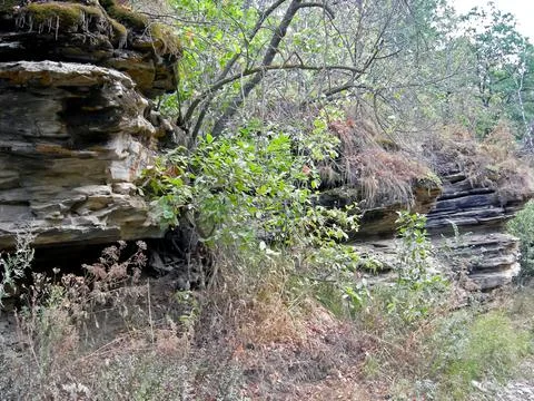 Beloretsky tract. Nature is in the way of the Beloretsky tract. Roads and lan Stock Photos