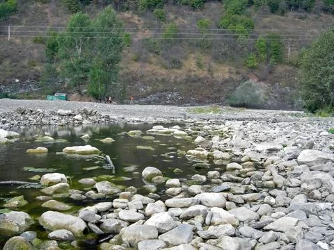 Beloretsky tract. Nature is in the way of the Beloretsky tract. Roads and lan Stock Photos