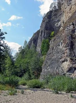 Beloretsky tract. Nature is in the way of the Beloretsky tract. Roads and lan Stock Photos