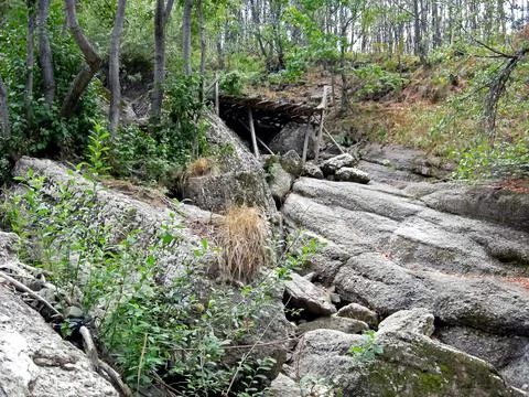Beloretsky tract. Nature is in the way of the Beloretsky tract. Roads and lan Stock Photos