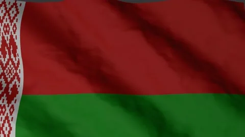 Belorussian flag waving in the wind. Belarus national flag video footage.	 Stock Footage 168441803