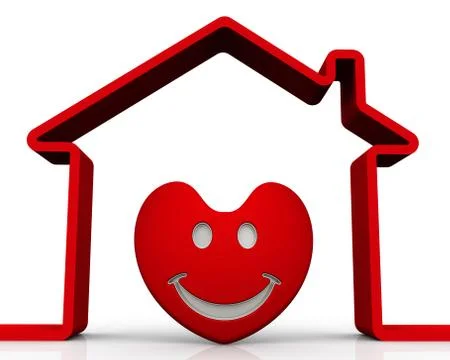 Beloved home icon Stock Illustration