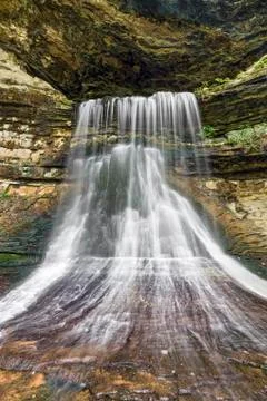 Below Porter Cave Falls Stock Photos