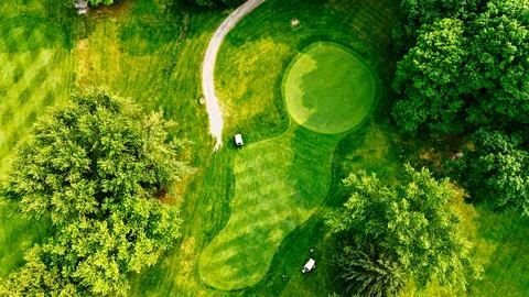 Below - West Hill Golf Course - Syracuse, NY Foto stock