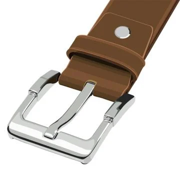 Belt buckle Stock Illustration
