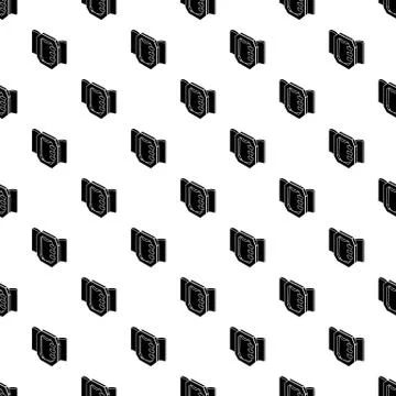Belt buckle pattern vector seamless Ilustração Stock