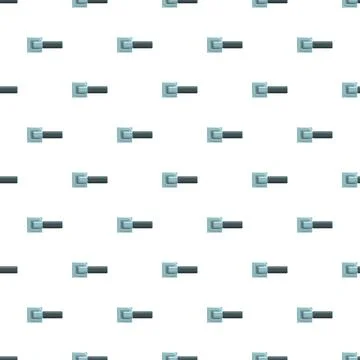 Belt buckles repeating on white seamless pattern background イラスト素材