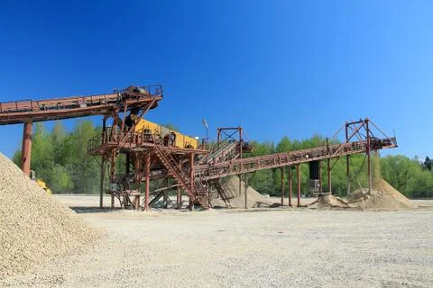 Belt conveyor Stock Photos