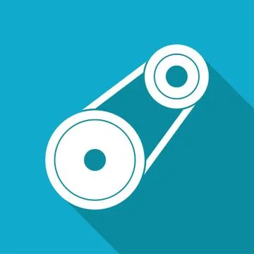 Belt drive Stock Illustration