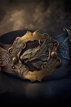 Belt of dwarvenkind Stock Illustration