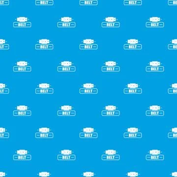 Belt fashion pattern vector seamless blue Stock Illustration