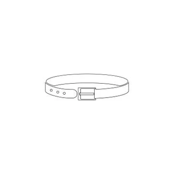 Belt. flat vector icon Stock Illustration