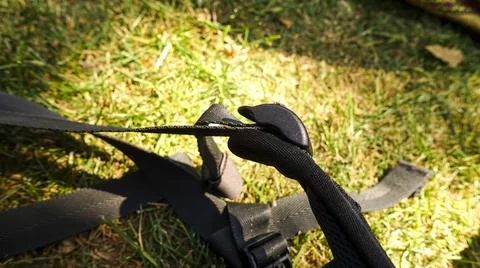 Belt in the grass Stock Photos