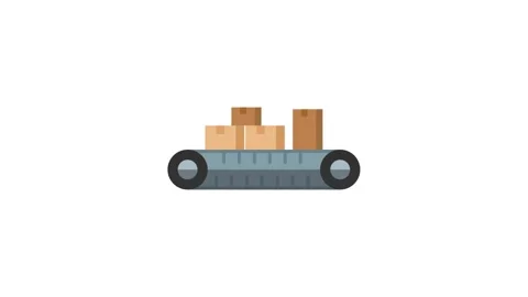 Belt icon animation Stock Footage 142019076