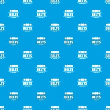 Belt pattern vector seamless blue Illustrazione stock