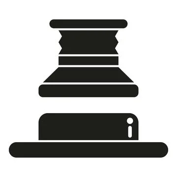 Belt process icon simple vector. Automatic equipment Stock Illustration