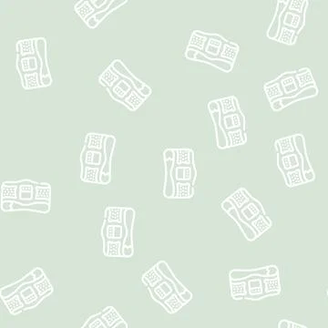 Belt stimulator line vector seamless pattern イラスト素材