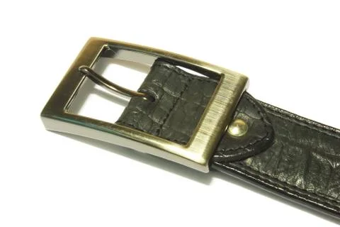 Belt on white background Stock Photos