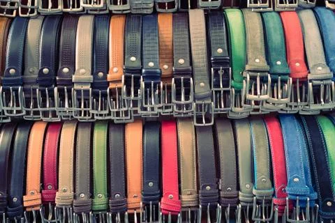 Belts in Florence Stock Photos