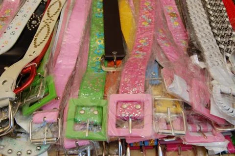 Belts pattern Foto stock