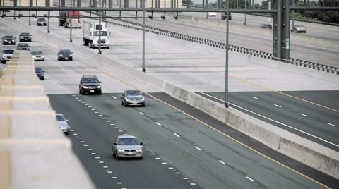 Beltway traffic-1 스톡 동영상 4008399