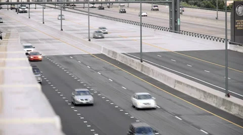 Beltway traffic-2 스톡 동영상 4007933