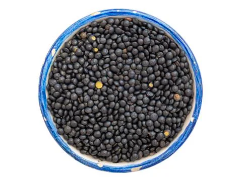Beluga lentils Foto stock